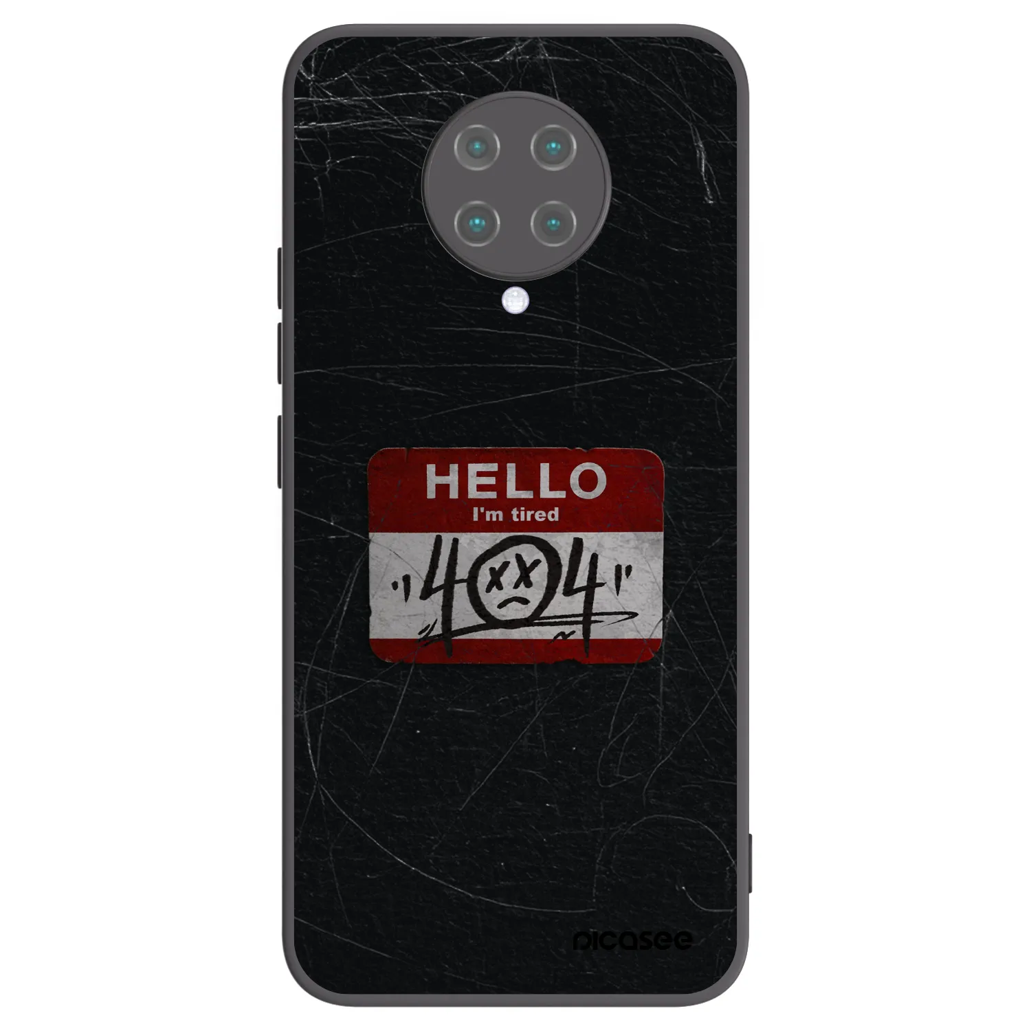 Picasee silikónový čierny obal pre Xiaomi Poco F2 Pro - HELLO 404
