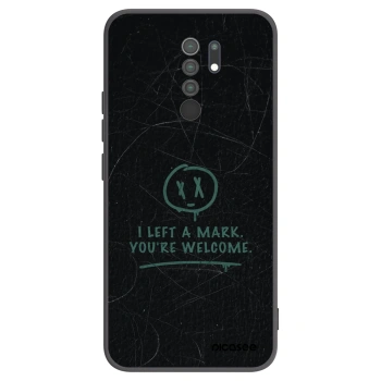 Picasee silikónový čierny obal pre Xiaomi Redmi 9 - LEFT A MARK