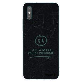 Picasee silikónový prehľadný obal pre Xiaomi Redmi 9A - LEFT A MARK