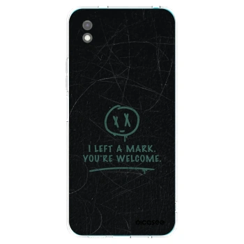 Picasee silikónový čierny obal pre Xiaomi Redmi 9A - LEFT A MARK