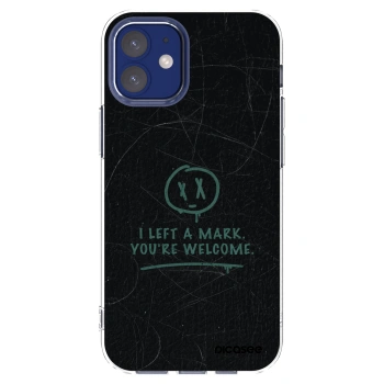 Picasee silikónový prehľadný obal pre Apple iPhone 12 mini - LEFT A MARK
