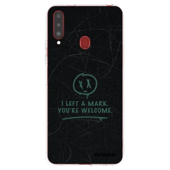 Picasee silikónový prehľadný obal pre Samsung Galaxy A20s - LEFT A MARK