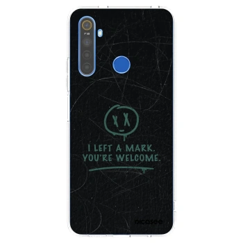 Picasee silikónový prehľadný obal pre Realme 5 - LEFT A MARK