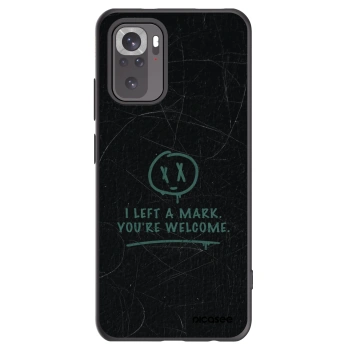 Picasee silikónový čierny obal pre Xiaomi Redmi Note 10 - LEFT A MARK