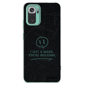 Picasee silikónový prehľadný obal pre Xiaomi Redmi Note 10 Pro - LEFT A MARK