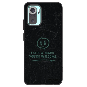 Picasee silikónový čierny obal pre Xiaomi Redmi Note 10 Pro - LEFT A MARK