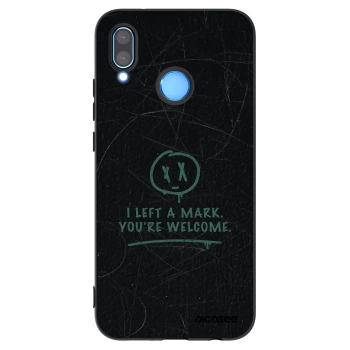 Picasee silikónový čierny obal pre Huawei P20 Lite - LEFT A MARK