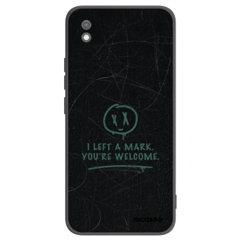 Picasee silikónový čierny obal pre Xiaomi Redmi 9AT - LEFT A MARK