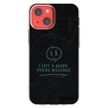 Picasee silikónový prehľadný obal pre Apple iPhone 13 mini - LEFT A MARK