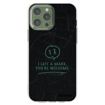 Picasee silikónový prehľadný obal pre Apple iPhone 13 Pro Max - LEFT A MARK