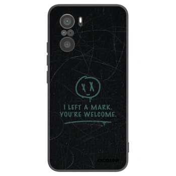 Picasee silikónový čierny obal pre Xiaomi Poco F3 - LEFT A MARK