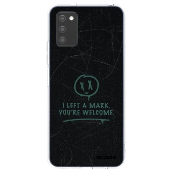 Picasee silikónový prehľadný obal pre Samsung Galaxy A02s A025G - LEFT A MARK