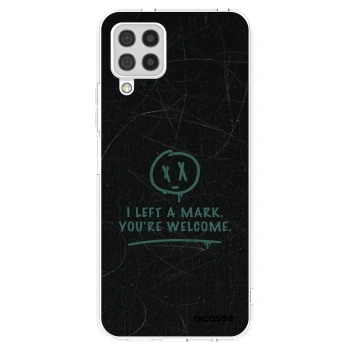 Picasee silikónový prehľadný obal pre Samsung Galaxy A22 A225F 4G - LEFT A MARK