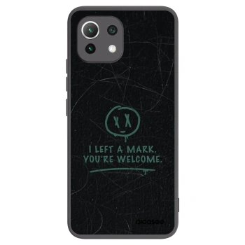 Picasee silikónový čierny obal pre Xiaomi 11 Lite 5G NE - LEFT A MARK