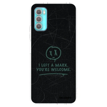 Picasee silikónový prehľadný obal pre Motorola Moto G60 - LEFT A MARK