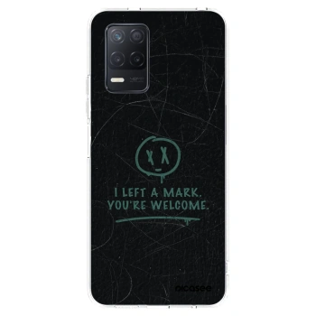 Picasee silikónový prehľadný obal pre Realme 8 5G - LEFT A MARK