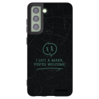 Picasee silikónový čierny obal pre Samsung Galaxy S21 FE 5G - LEFT A MARK