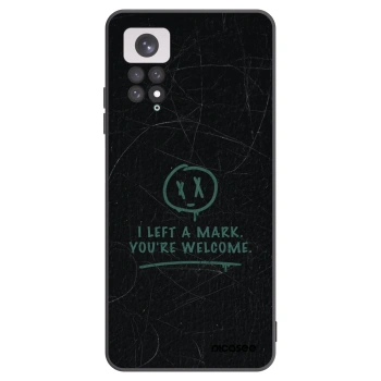 Picasee silikónový čierny obal pre Xiaomi Redmi Note 11 - LEFT A MARK
