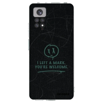 Picasee silikónový prehľadný obal pre Xiaomi Redmi Note 11S 4G - LEFT A MARK