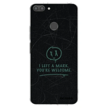 Picasee silikónový prehľadný obal pre Huawei P Smart - LEFT A MARK