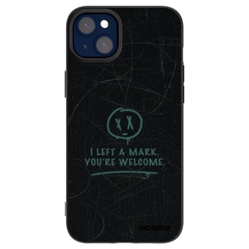 Picasee silikónový čierny obal pre Apple iPhone 14 Plus - LEFT A MARK