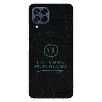 Picasee silikónový prehľadný obal pre Samsung Galaxy M53 5G - LEFT A MARK