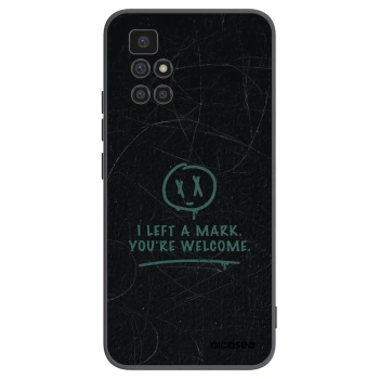 Picasee silikónový čierny obal pre Xiaomi Redmi 10 (2022) - LEFT A MARK