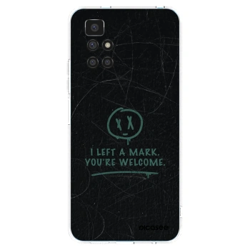 Picasee silikónový prehľadný obal pre Xiaomi Redmi 10 (2022) - LEFT A MARK