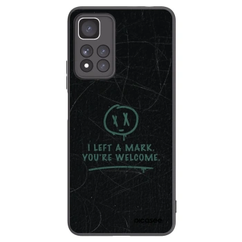 Picasee silikónový čierny obal pre Xiaomi Redmi Note 11 Pro+ 5G - LEFT A MARK