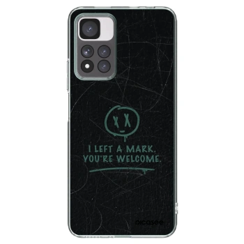 Picasee silikónový prehľadný obal pre Xiaomi Redmi Note 11 Pro+ 5G - LEFT A MARK