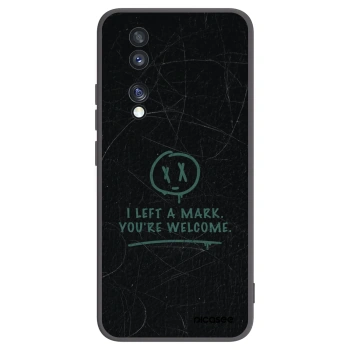 Picasee silikónový čierny obal pre Honor 70 - LEFT A MARK