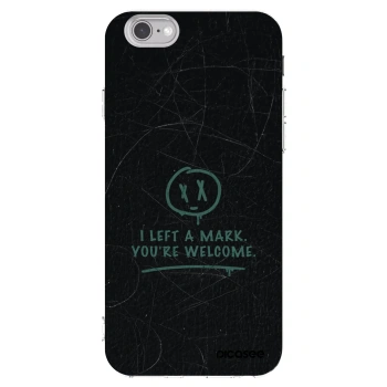 Picasee silikónový prehľadný obal pre Apple iPhone 6/6S - LEFT A MARK