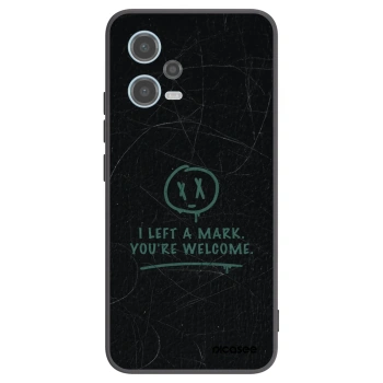Picasee silikónový čierny obal pre Xiaomi Redmi Note 12 5G - LEFT A MARK