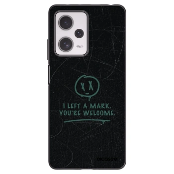Picasee silikónový čierny obal pre Xiaomi Redmi Note 12 Pro+ 5G - LEFT A MARK