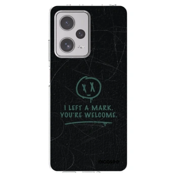Picasee silikónový prehľadný obal pre Xiaomi Redmi Note 12 Pro+ 5G - LEFT A MARK