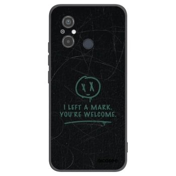 Picasee silikónový čierny obal pre Xiaomi Redmi 12C - LEFT A MARK