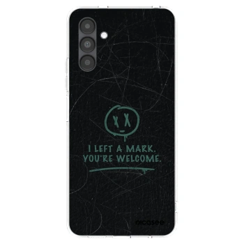 Picasee silikónový prehľadný obal pre Samsung Galaxy A04s A047F - LEFT A MARK