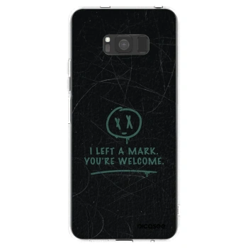 Picasee silikónový prehľadný obal pre Samsung Galaxy S8 G950F - LEFT A MARK