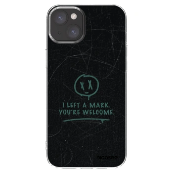 Picasee silikónový prehľadný obal pre Apple iPhone 15 Plus - LEFT A MARK