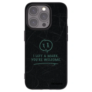 Picasee silikónový čierny obal pre Apple iPhone 15 Pro - LEFT A MARK
