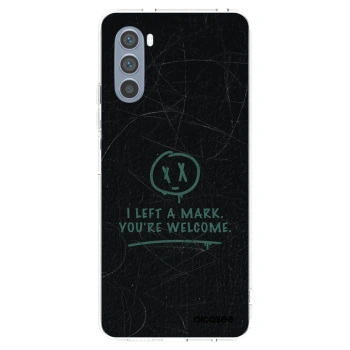 Picasee silikónový prehľadný obal pre Motorola Moto G62 - LEFT A MARK