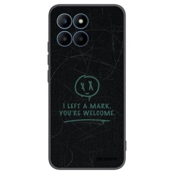 Picasee silikónový čierny obal pre Honor 70 Lite - LEFT A MARK