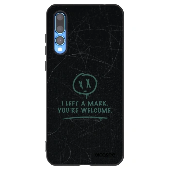Picasee silikónový čierny obal pre Huawei P20 Pro - LEFT A MARK