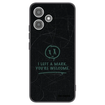 Picasee silikónový čierny obal pre Xiaomi Redmi 12 5G - LEFT A MARK