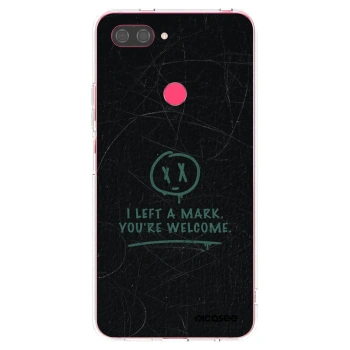 Picasee silikónový prehľadný obal pre Xiaomi Mi 8 Lite - LEFT A MARK
