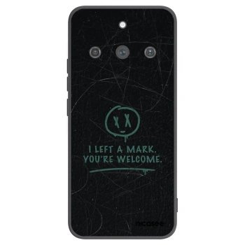 Picasee silikónový čierny obal pre Realme 11 Pro+ - LEFT A MARK