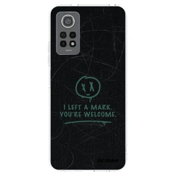 Picasee silikónový prehľadný obal pre Xiaomi Redmi Note 12 Pro 4G - LEFT A MARK
