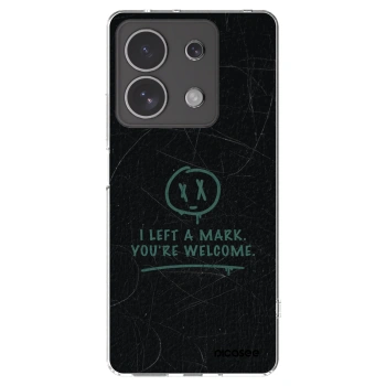 Picasee silikónový prehľadný obal pre Xiaomi Redmi Note 13 4G - LEFT A MARK