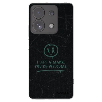 Picasee silikónový prehľadný obal pre Xiaomi Redmi Note 13 Pro 4G - LEFT A MARK