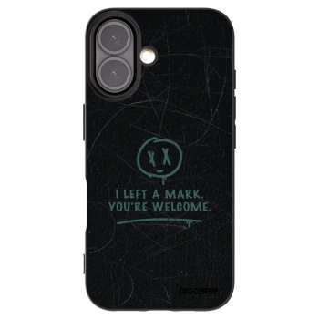 Picasee silikónový čierny obal pre Apple iPhone 16 - LEFT A MARK
